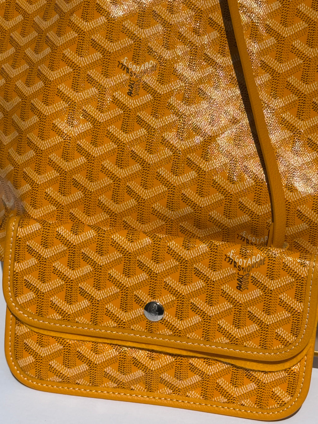 Goyard St. Louis Tote PM in Yellow