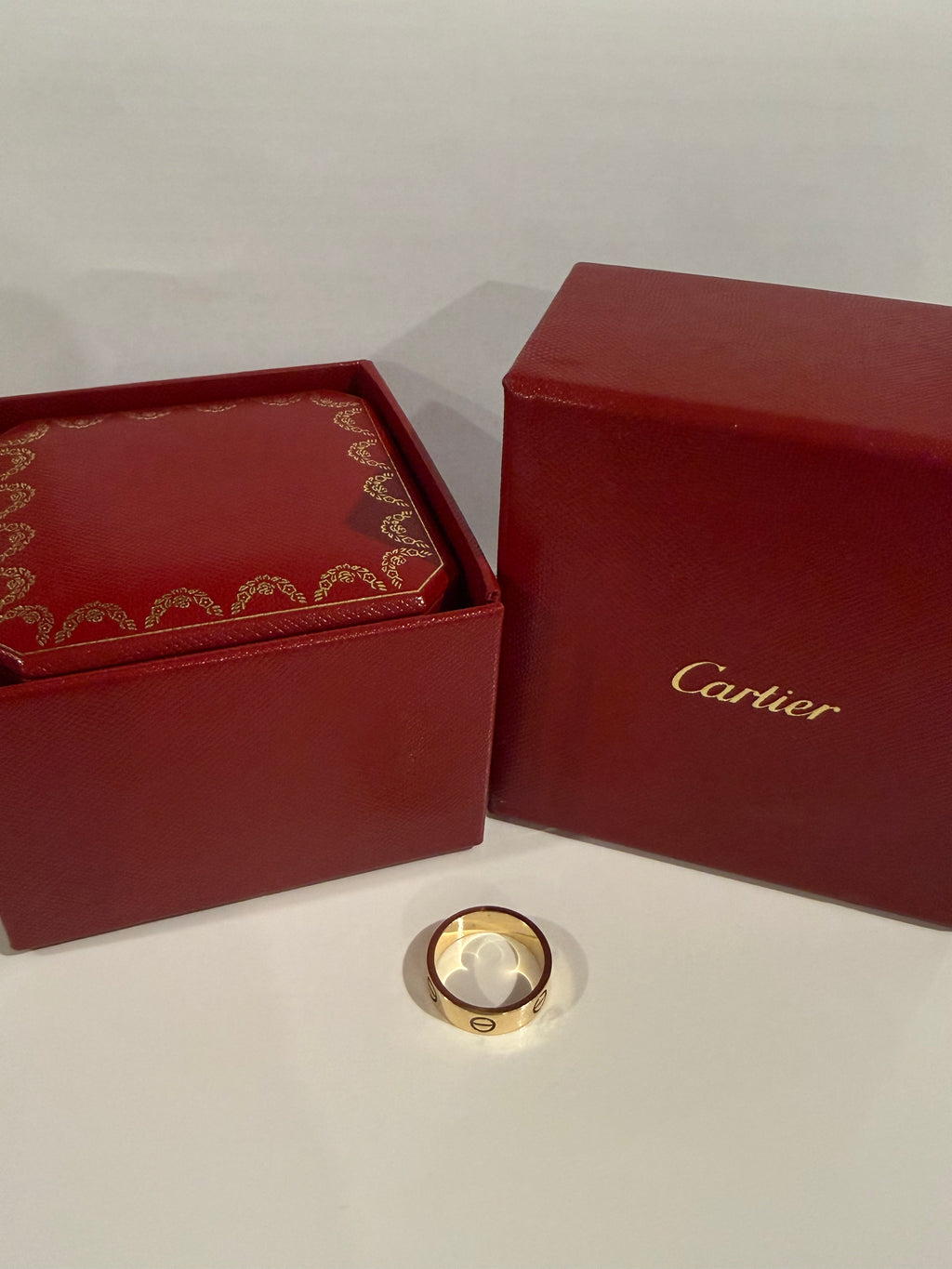 Cartier Love Ring — 18kt Yellow Gold, Size 54