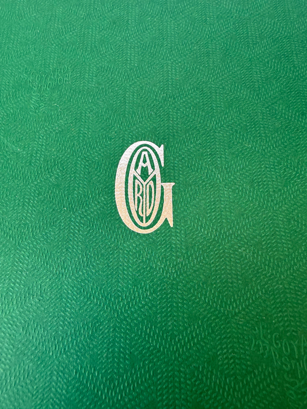 Goyard Saint-Marie MM Clutch White