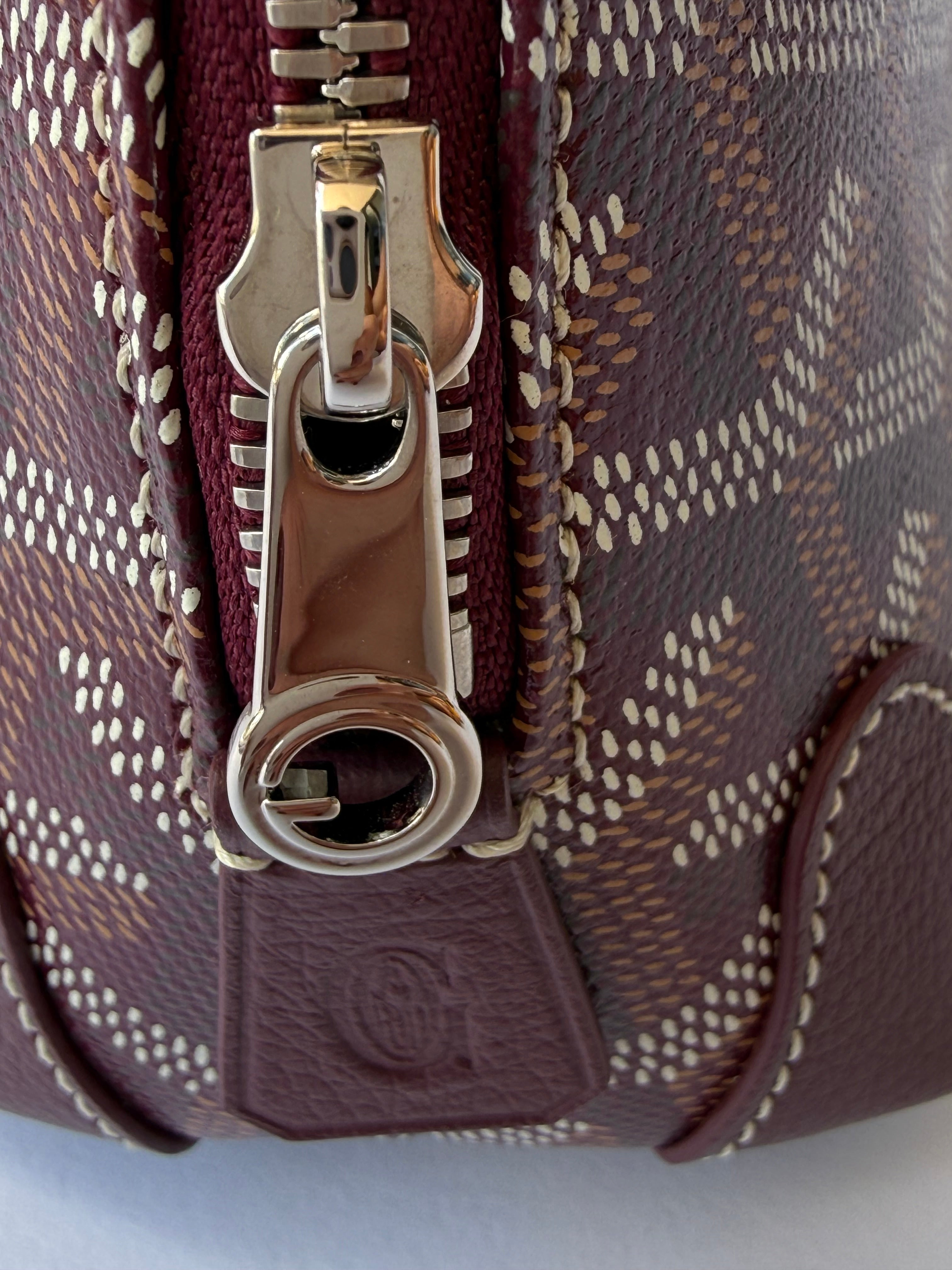 Goyard Vendôme Cosmetic Pouch Burgundy