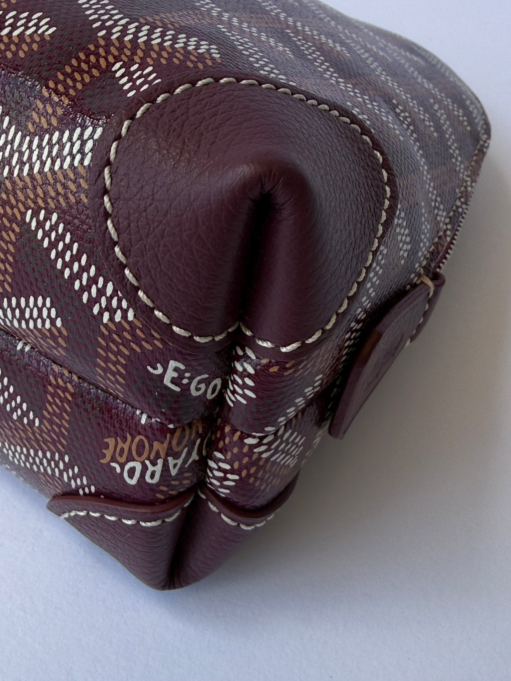 Goyard Vendôme Cosmetic Pouch Burgundy