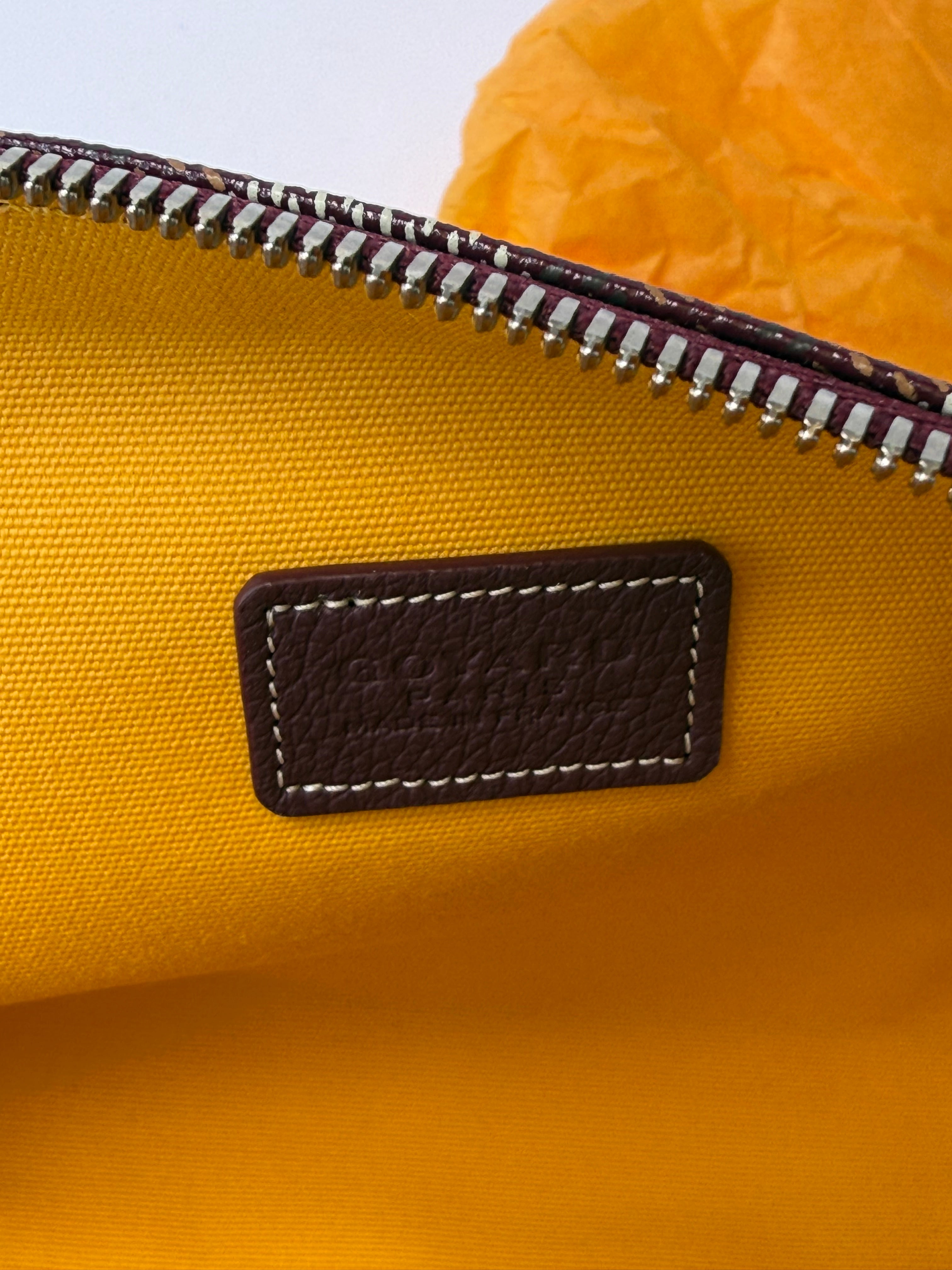 Goyard Vendôme Cosmetic Pouch Burgundy