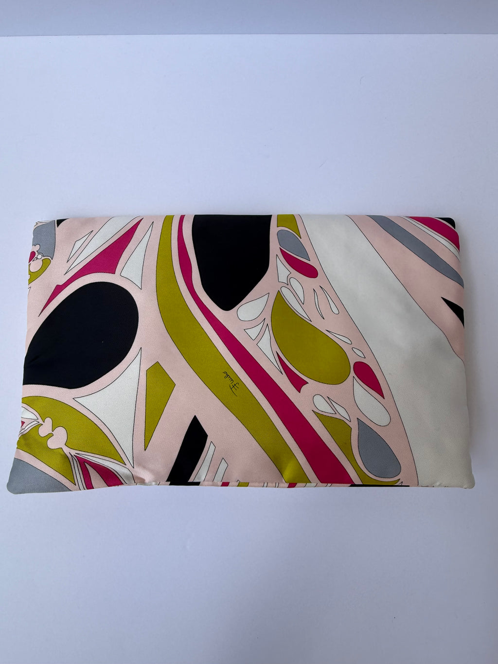 Emilio Pucci Silk Top Handle & Foldover Bag — Archival Print
