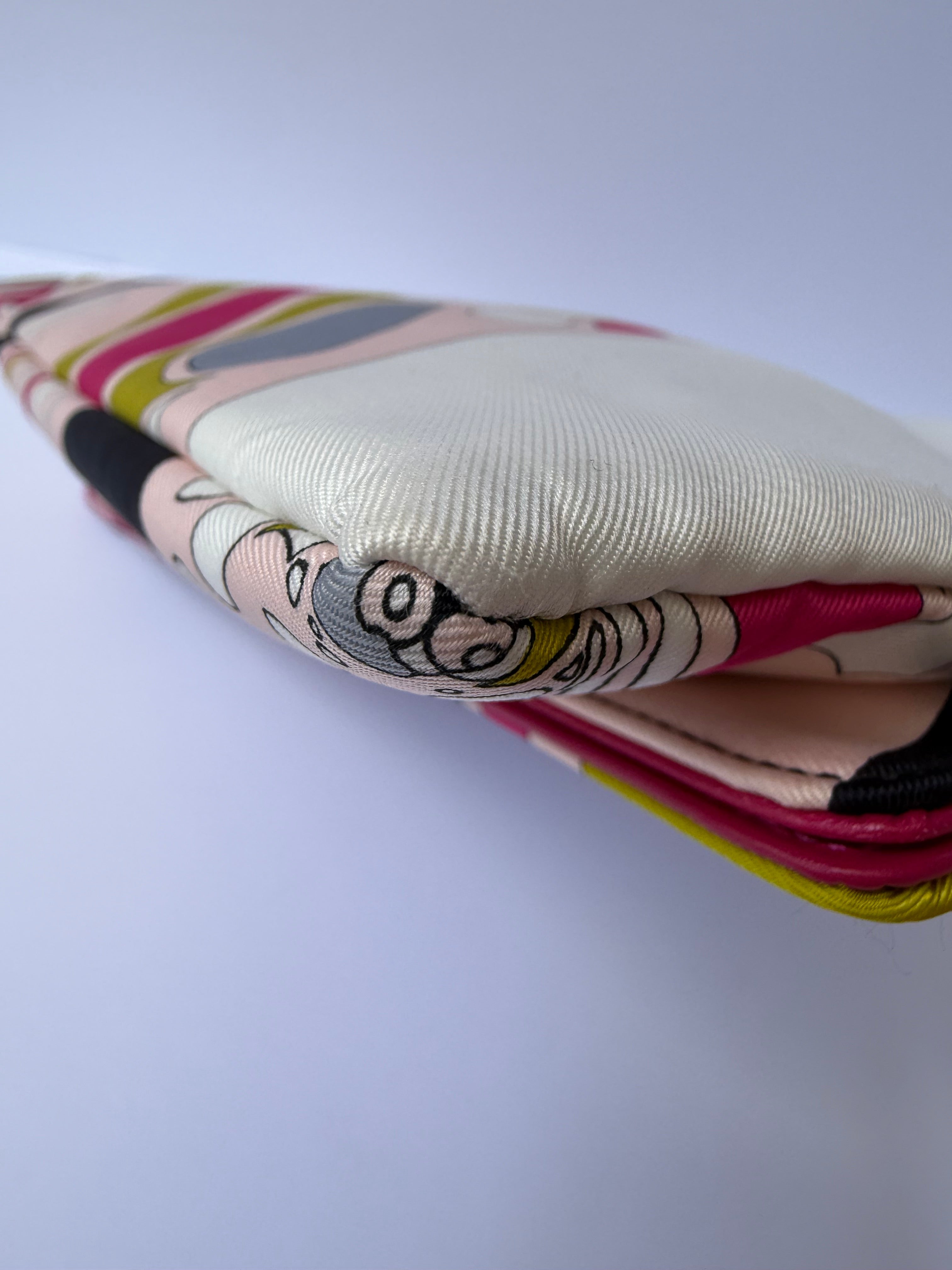 Emilio Pucci Silk Top Handle & Foldover Bag — Archival Print
