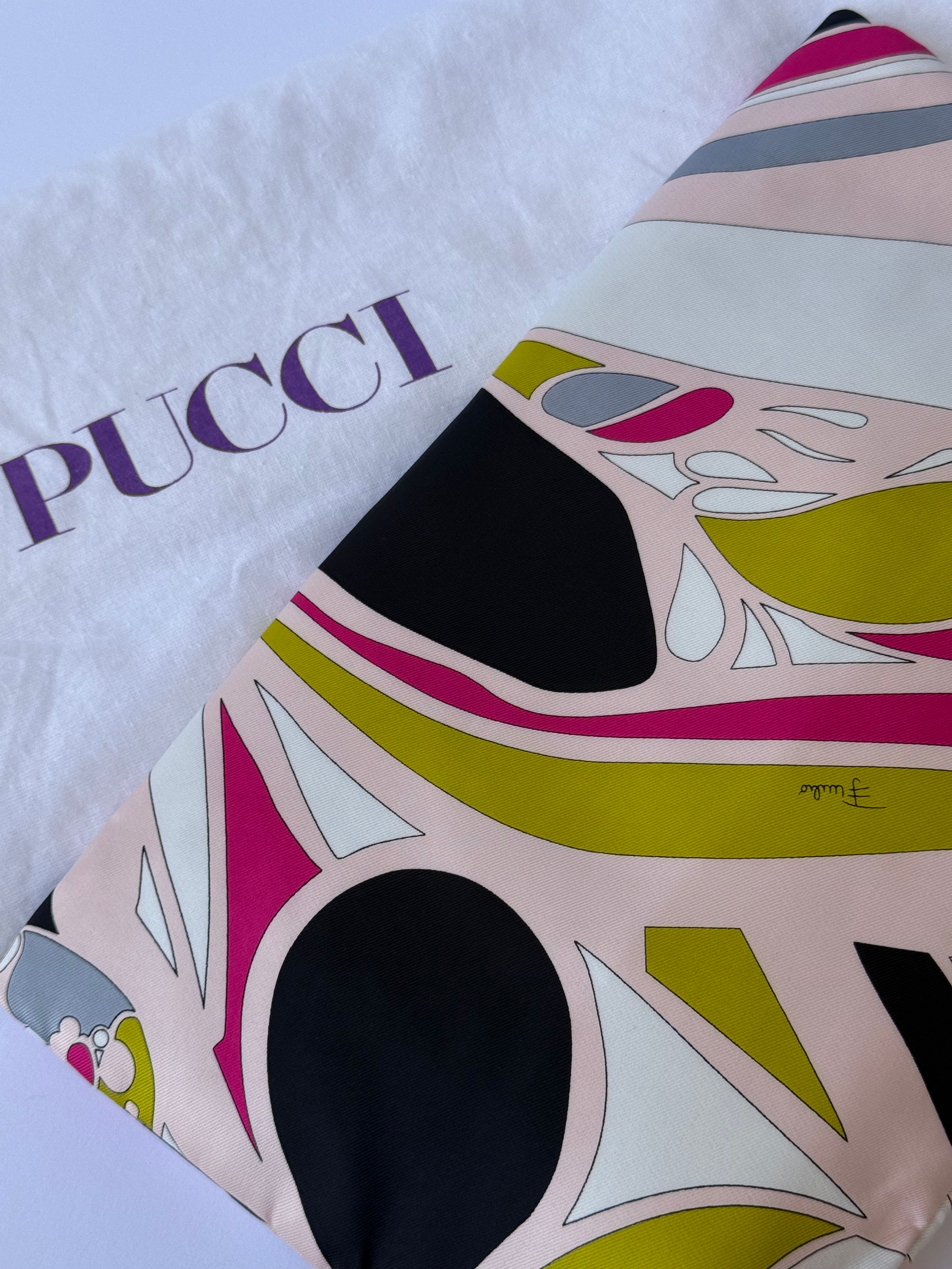 Emilio Pucci Silk Top Handle & Foldover Bag — Archival Print