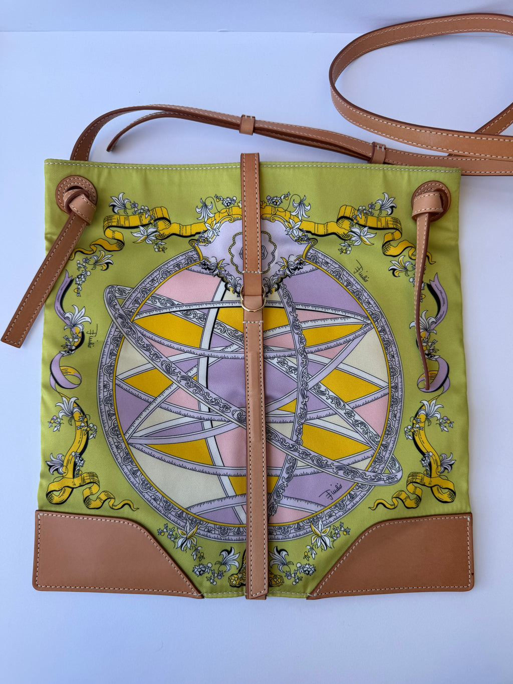 Emilio Pucci Astrolabio Green Bag