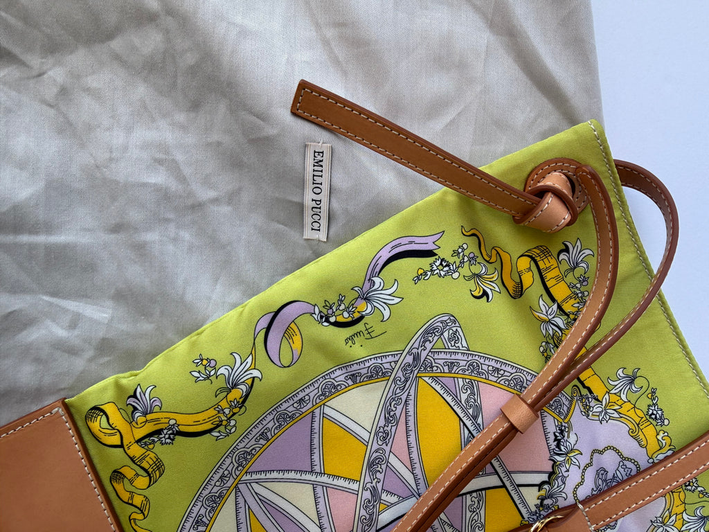 Emilio Pucci Astrolabio Green Bag