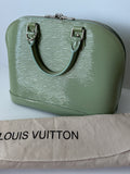 Louis Vuitton Sage Green Epi Leather Alma BB Satchel