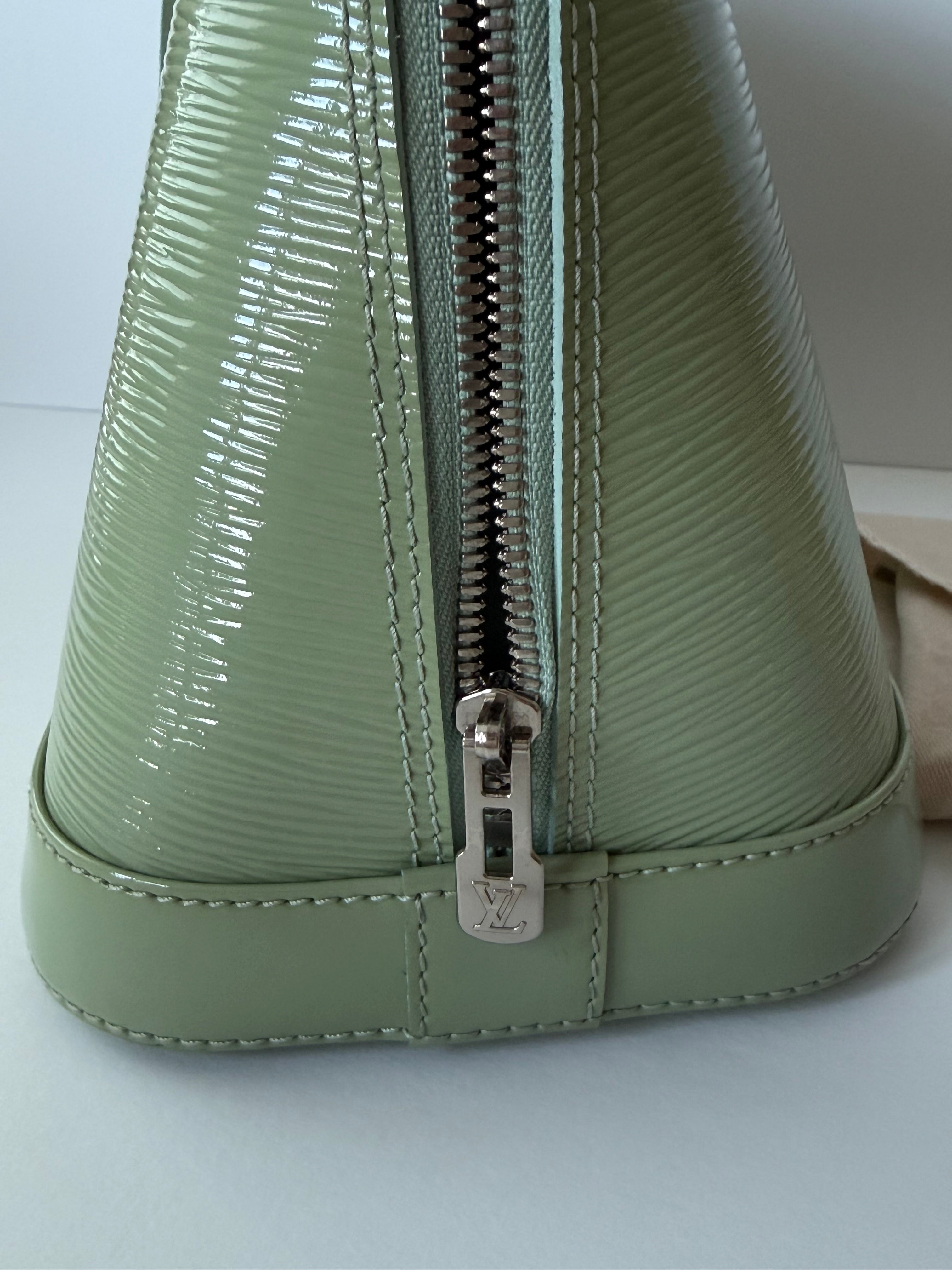 Louis Vuitton Sage Green Epi Leather Alma BB Satchel
