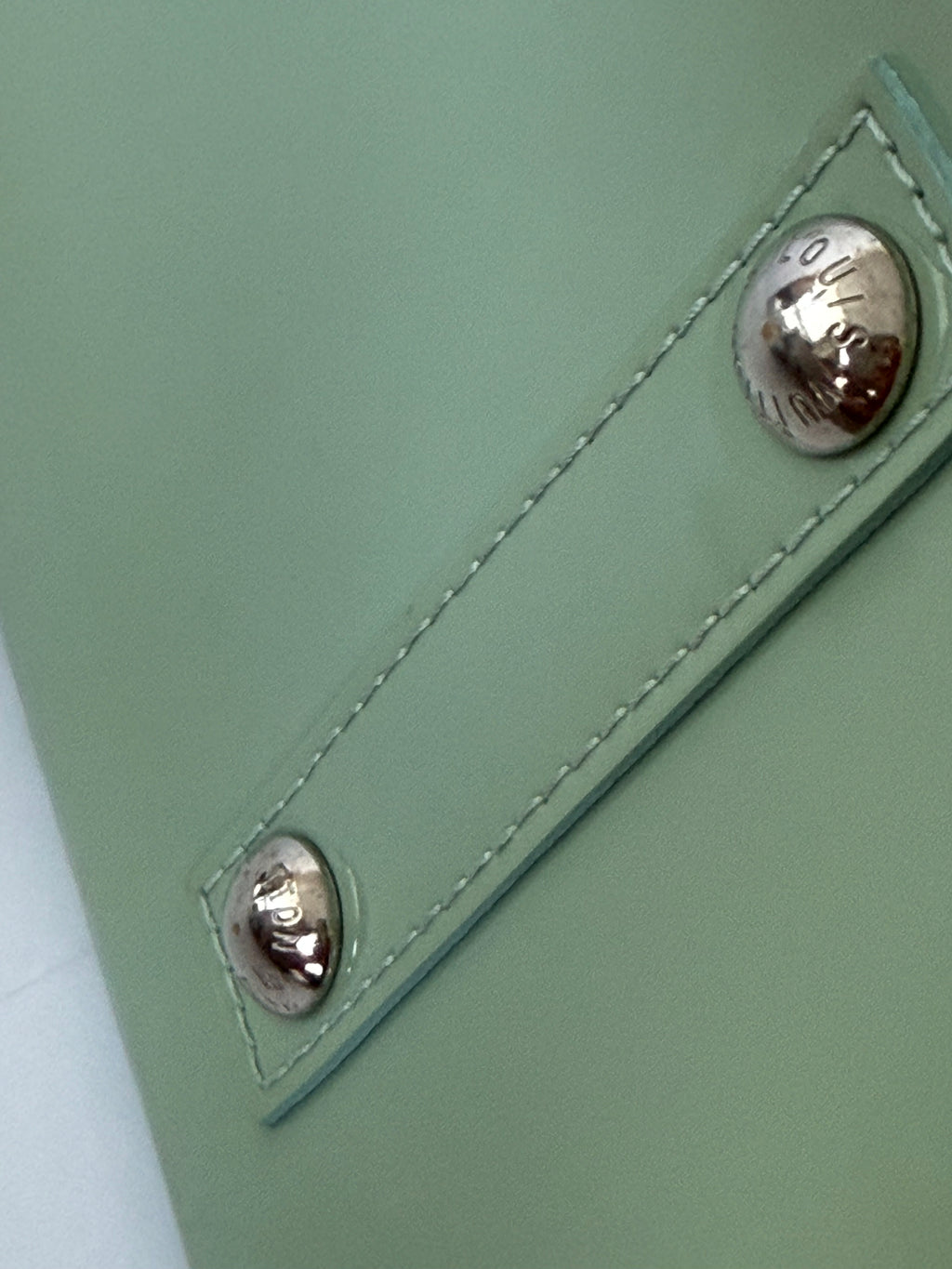 Louis Vuitton Sage Green Epi Leather Alma BB Satchel