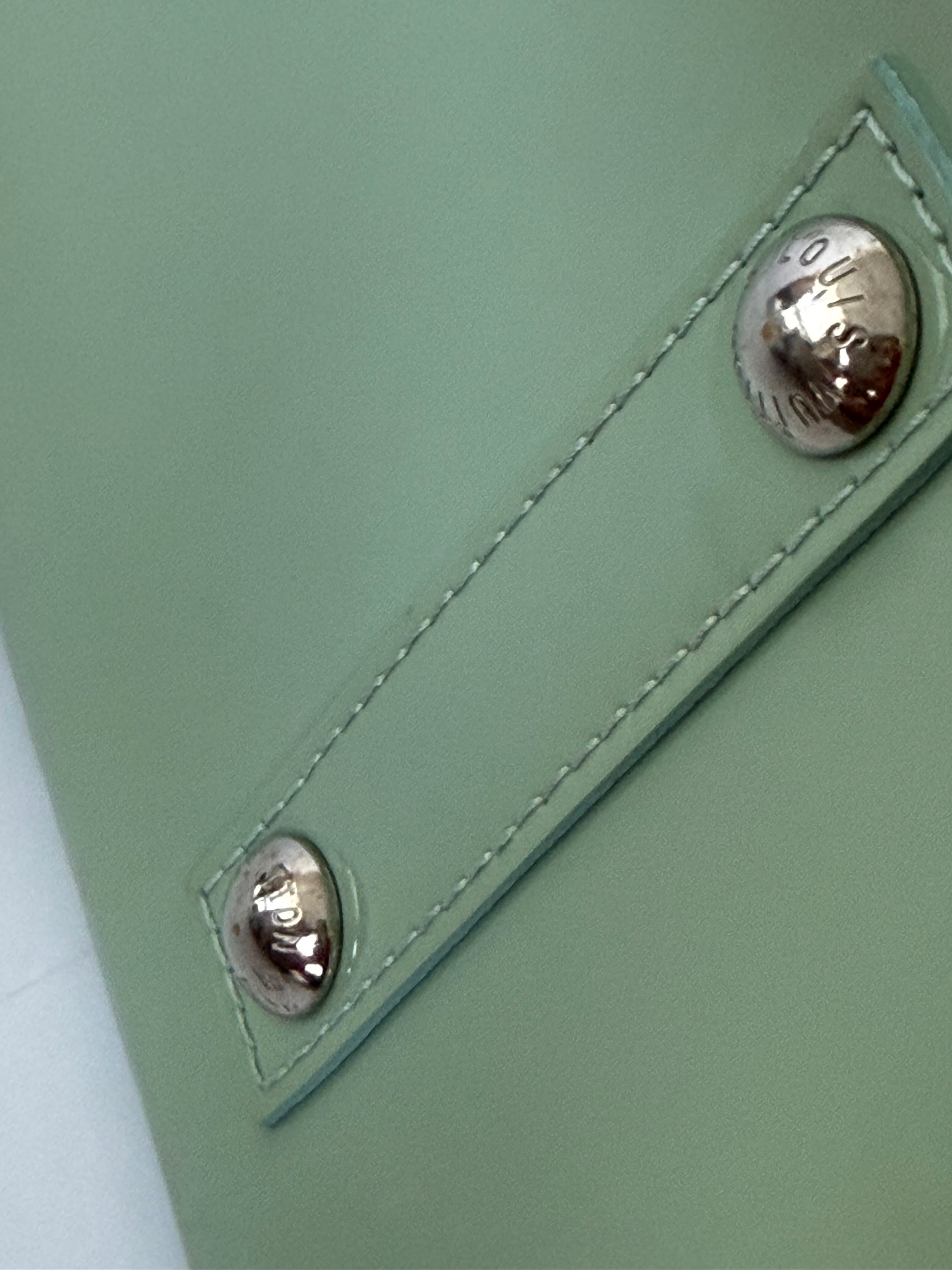 Louis Vuitton Sage Green Epi Leather Alma BB Satchel