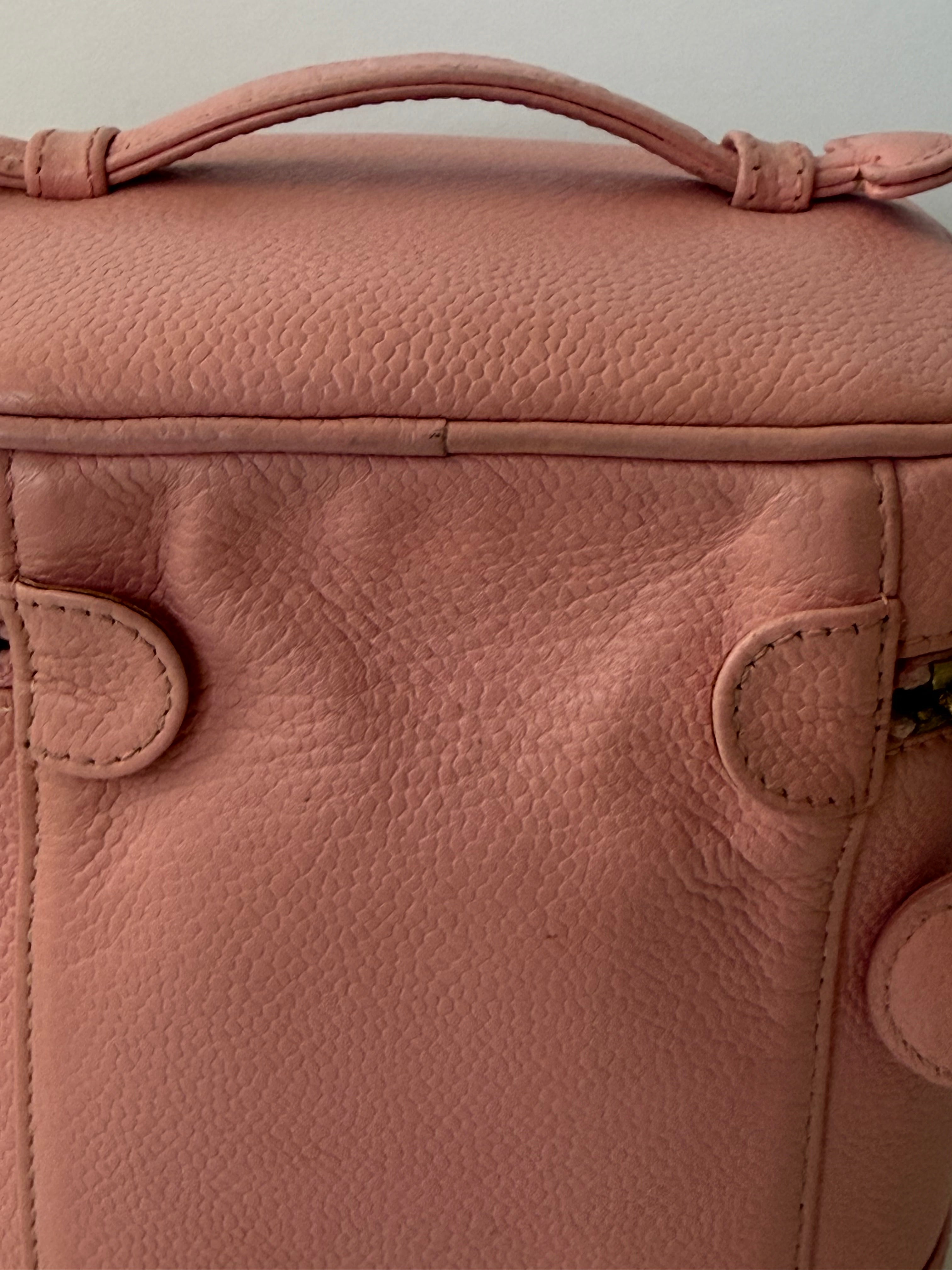 Chanel Vintage Timeless Vanity Case in Pink Caviar Leather