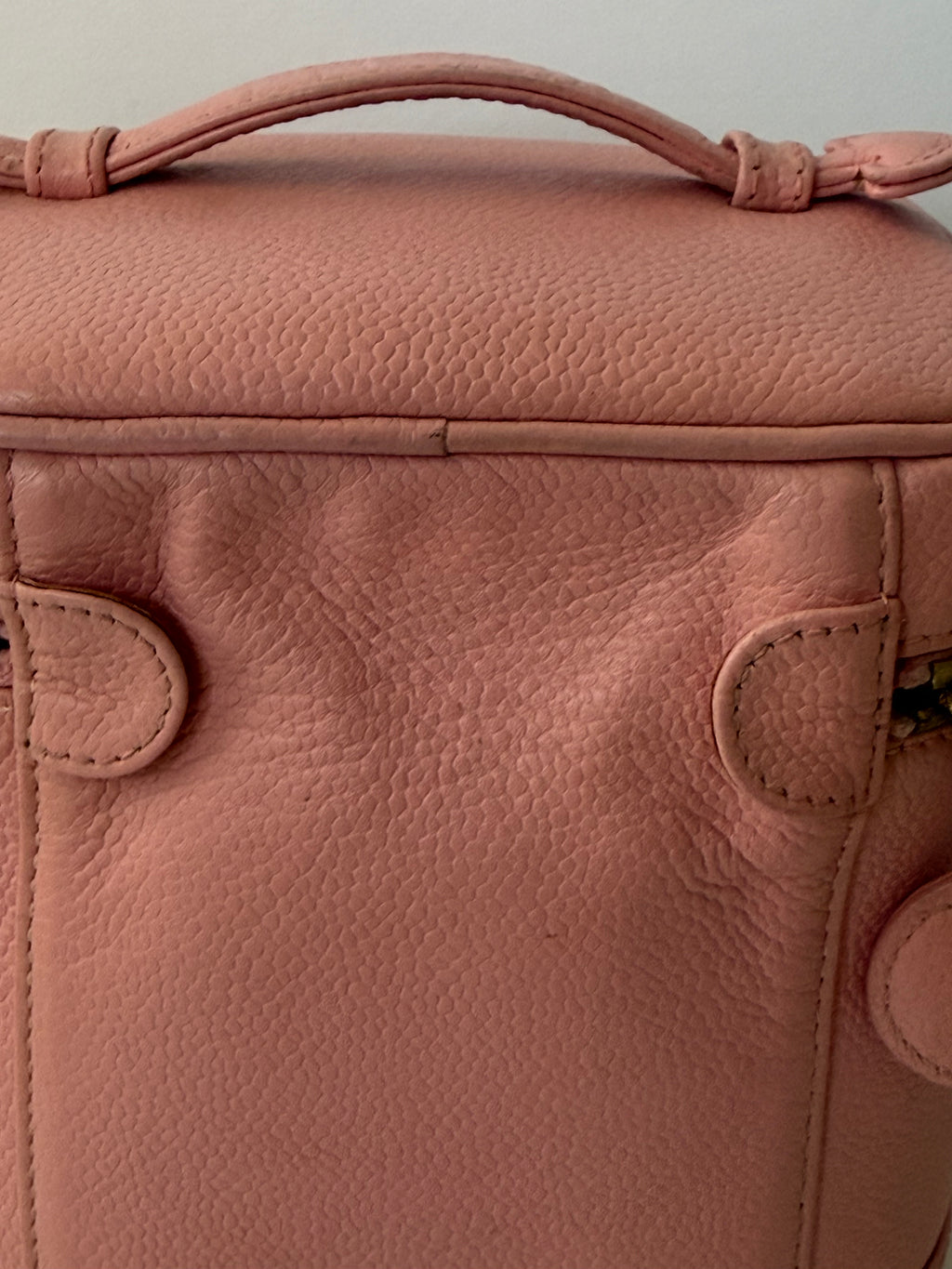 Chanel Vintage Timeless Vanity Case in Pink Caviar Leather